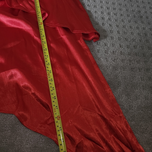 New without tag BEBE High Low Kimono Sleeve Drape Dress - Small - Picture 9 of 11